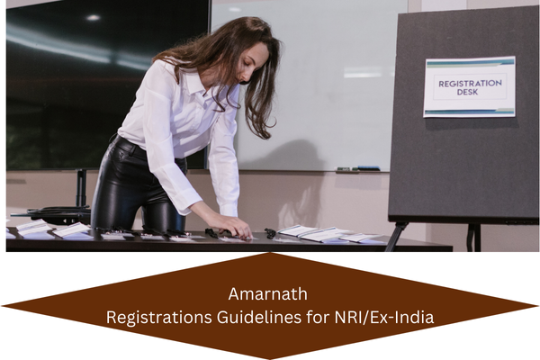 Amarnath Registrations Guidelines for NRI